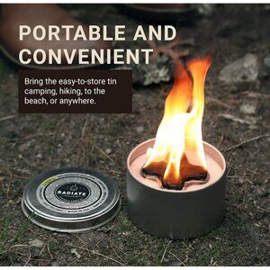 Radiate Portable Campfire: The Go-Anywhere Outdoor Fire Pit - 3 Hours of Warmth